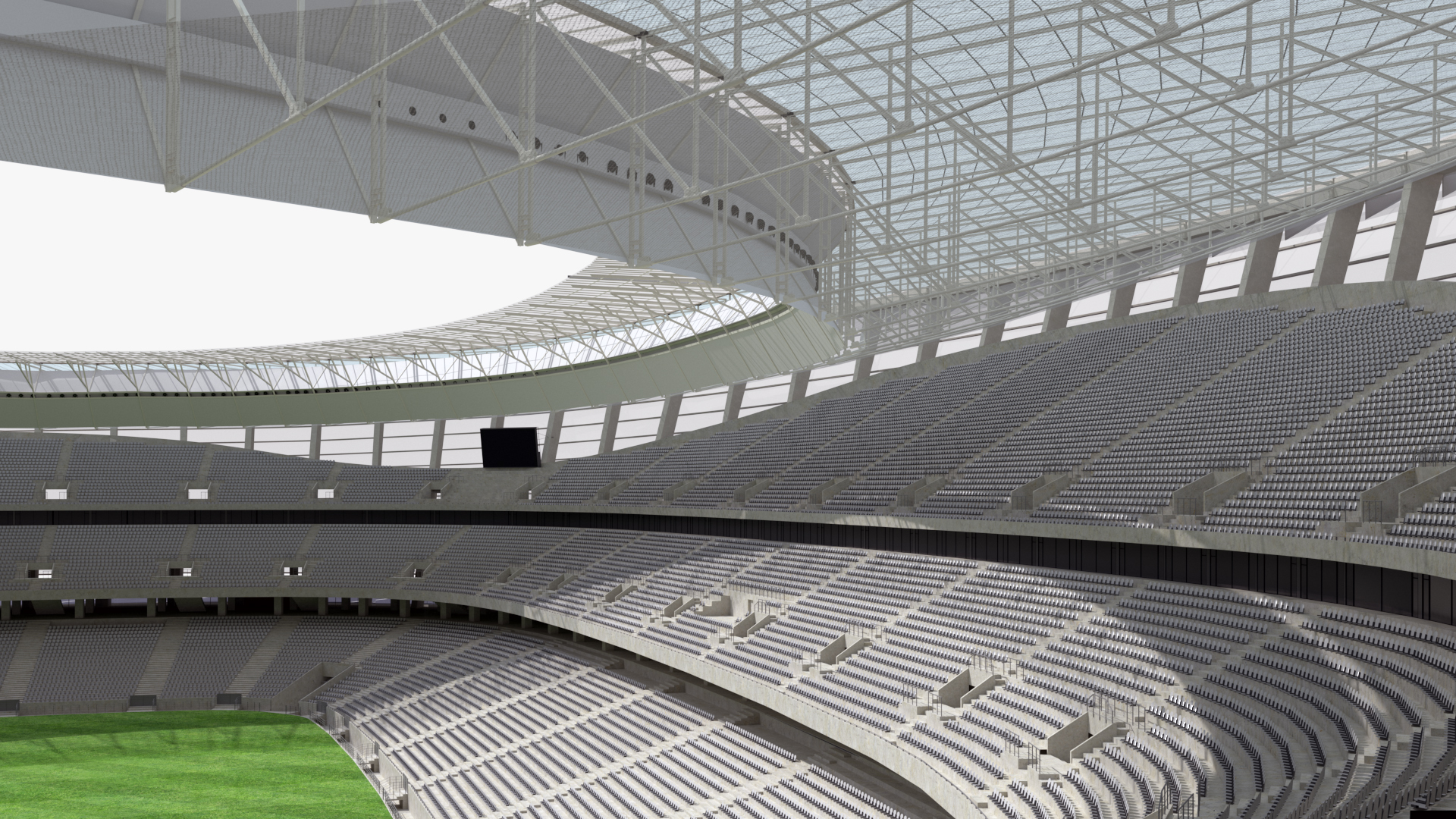 Stadium Cape Town Green Point 3D model