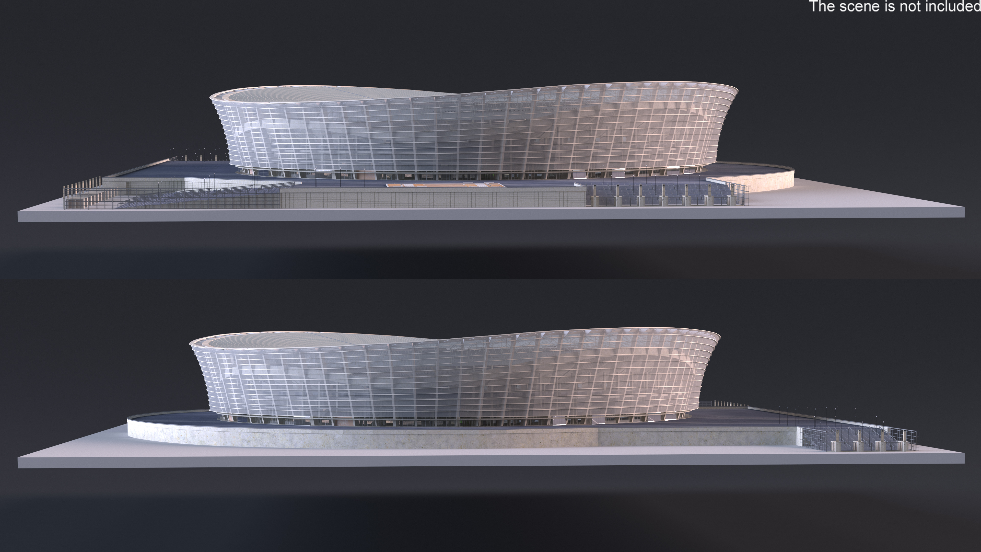 Stadium Cape Town Green Point 3D model