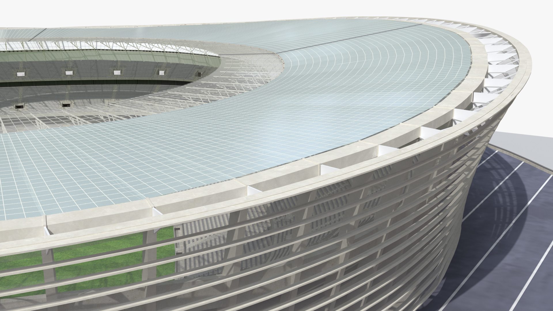 Stadium Cape Town Green Point 3D model