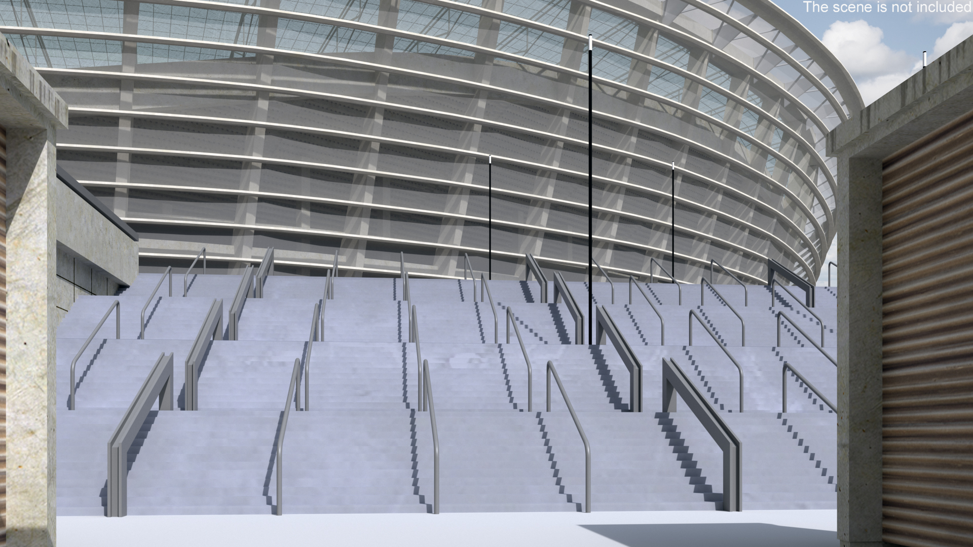 Stadium Cape Town Green Point 3D model