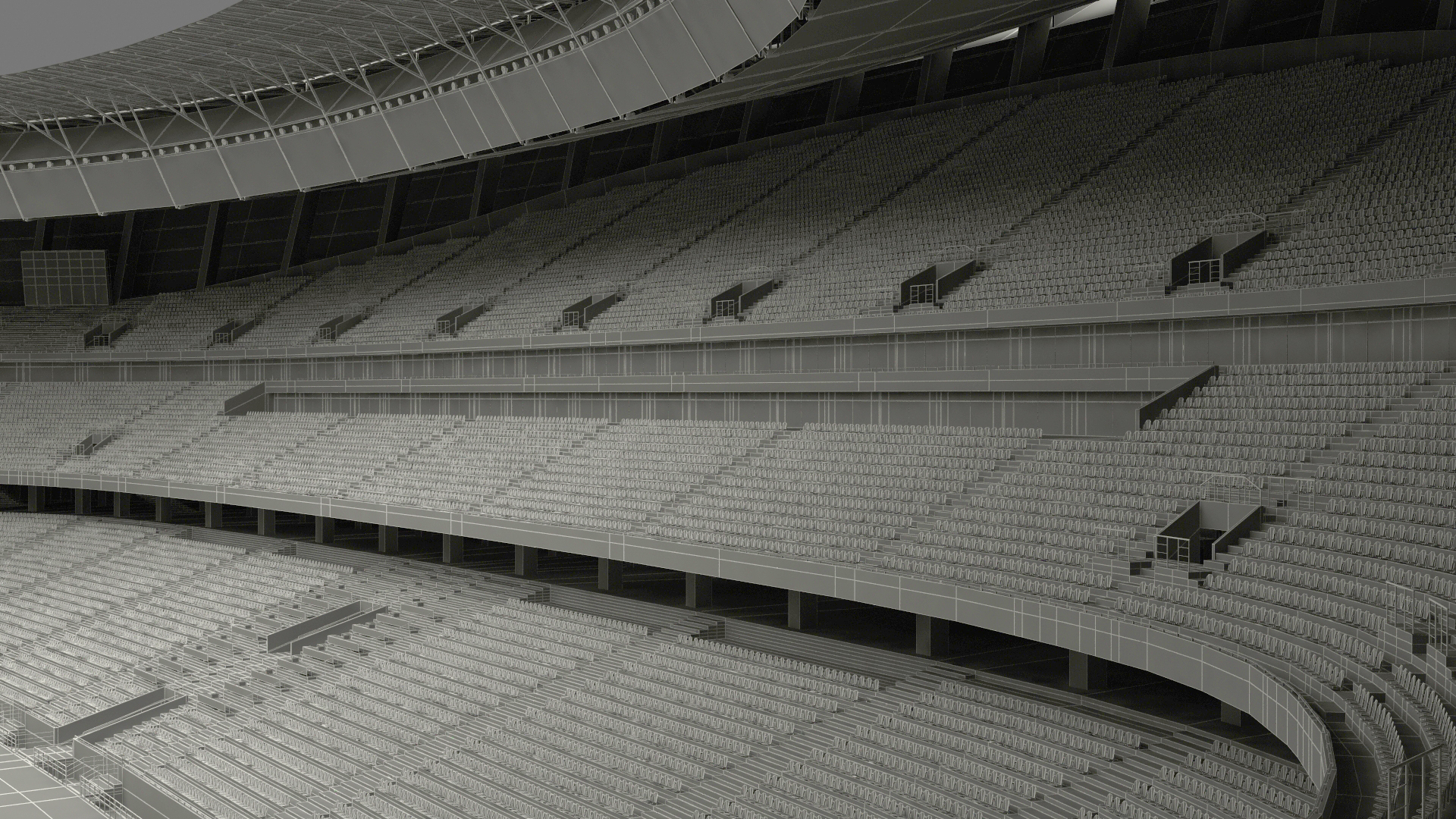Stadium Cape Town Green Point 3D model