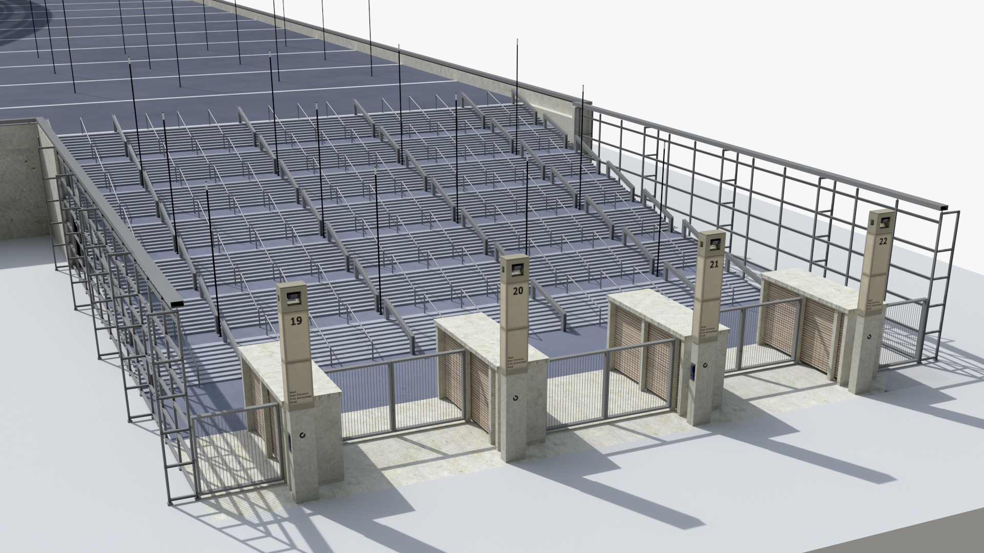 Stadium Cape Town Green Point 3D model