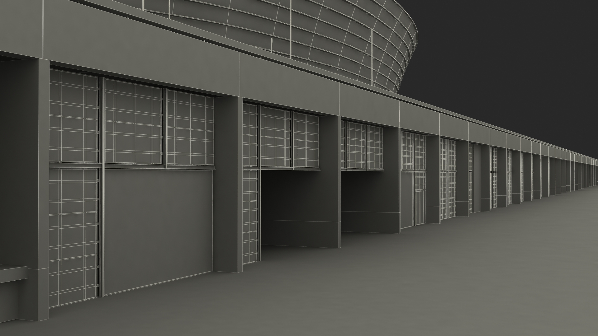 Stadium Cape Town Green Point 3D model