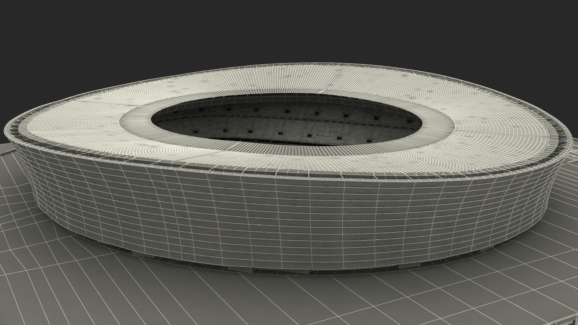 Stadium Cape Town Green Point 3D model