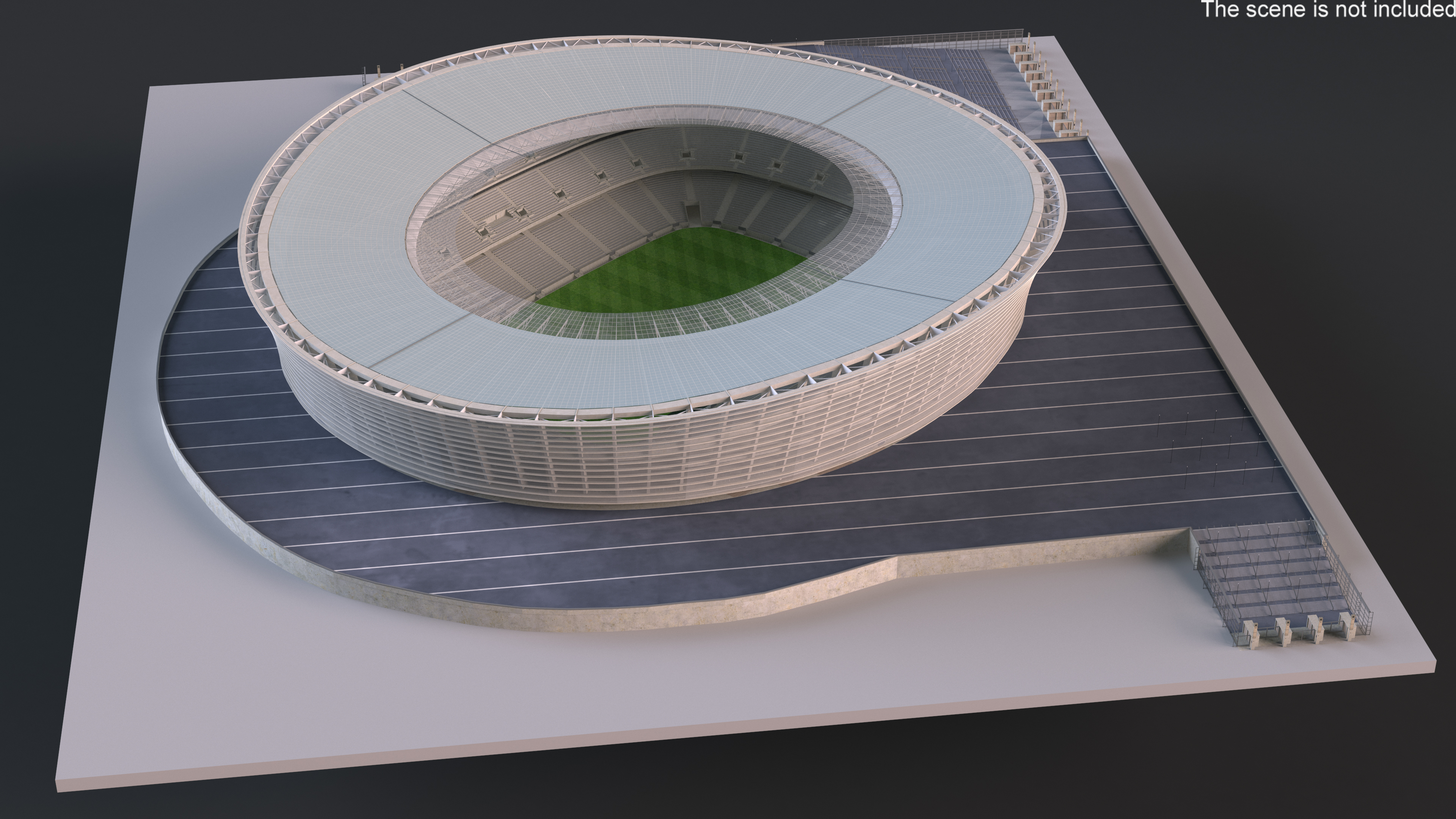 Stadium Cape Town Green Point 3D model
