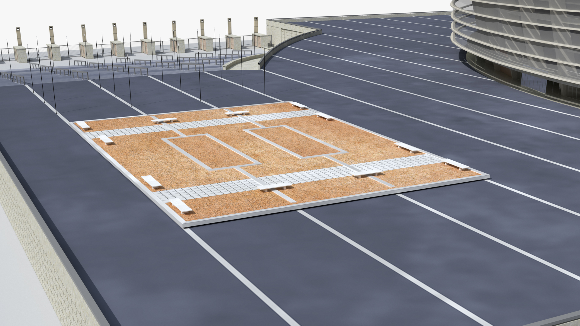 Stadium Cape Town Green Point 3D model