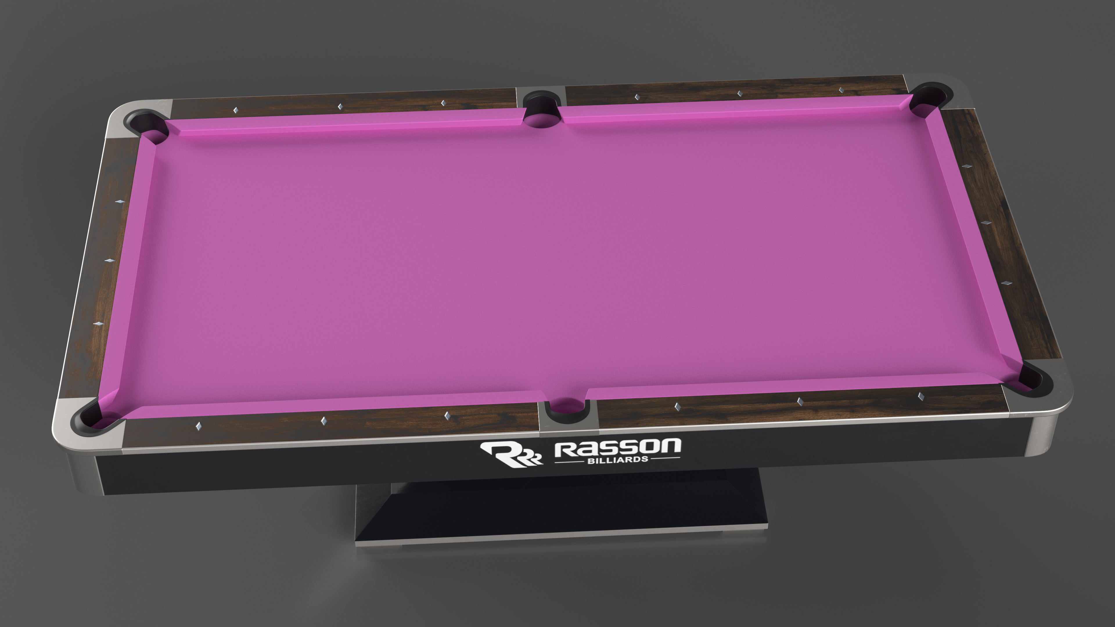 3D model Commercial Pool Table 9ft Rasson Fuchsia