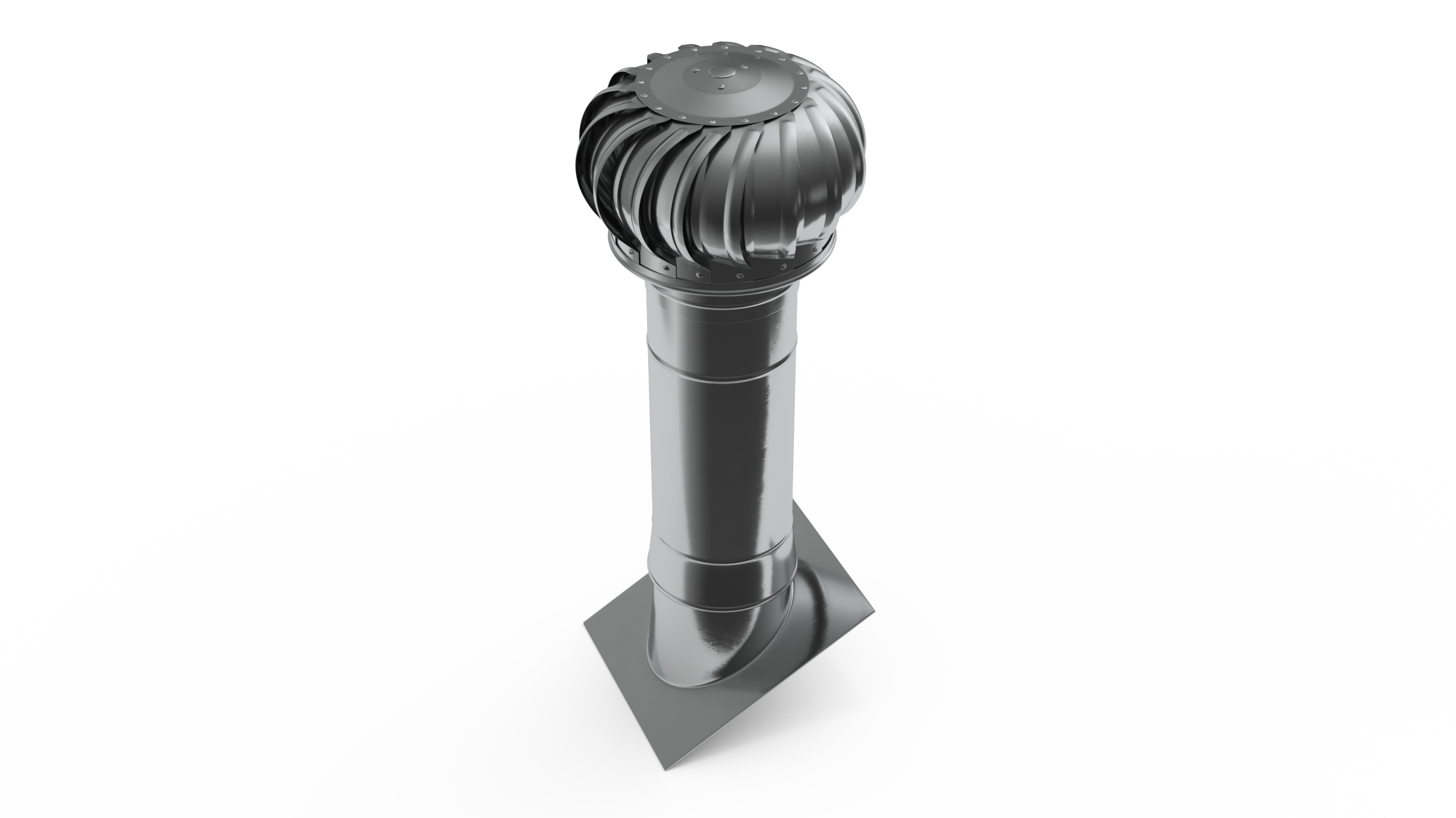 3D Round Stainless Steel Chimney Corner Base