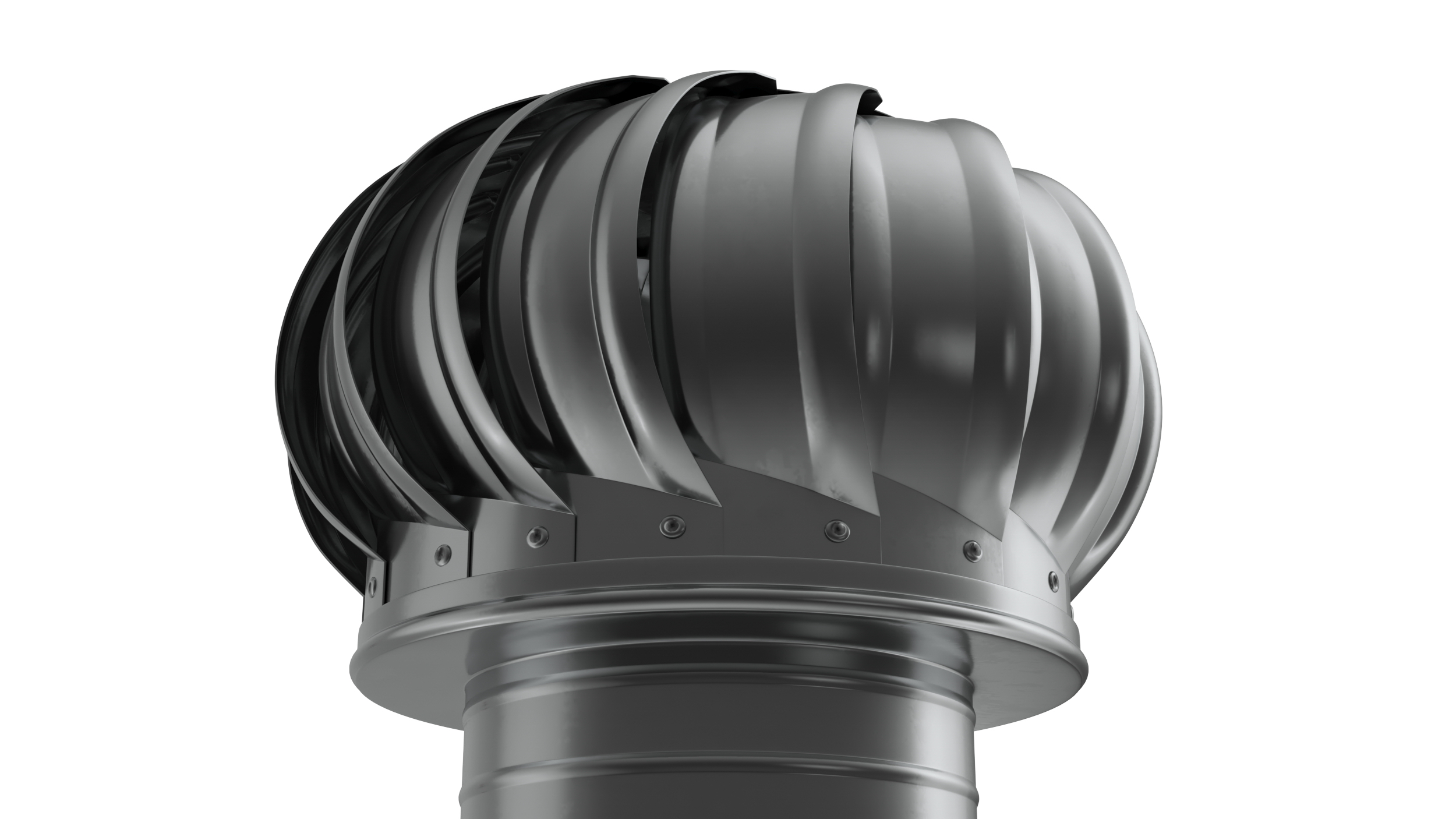3D Round Stainless Steel Chimney Corner Base