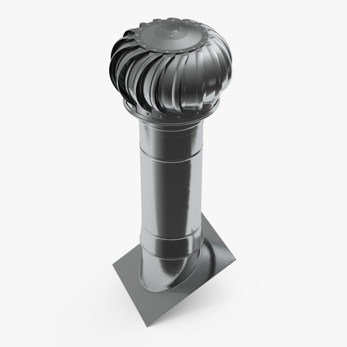 Round Stainless Steel Chimney Corner Base, view 10