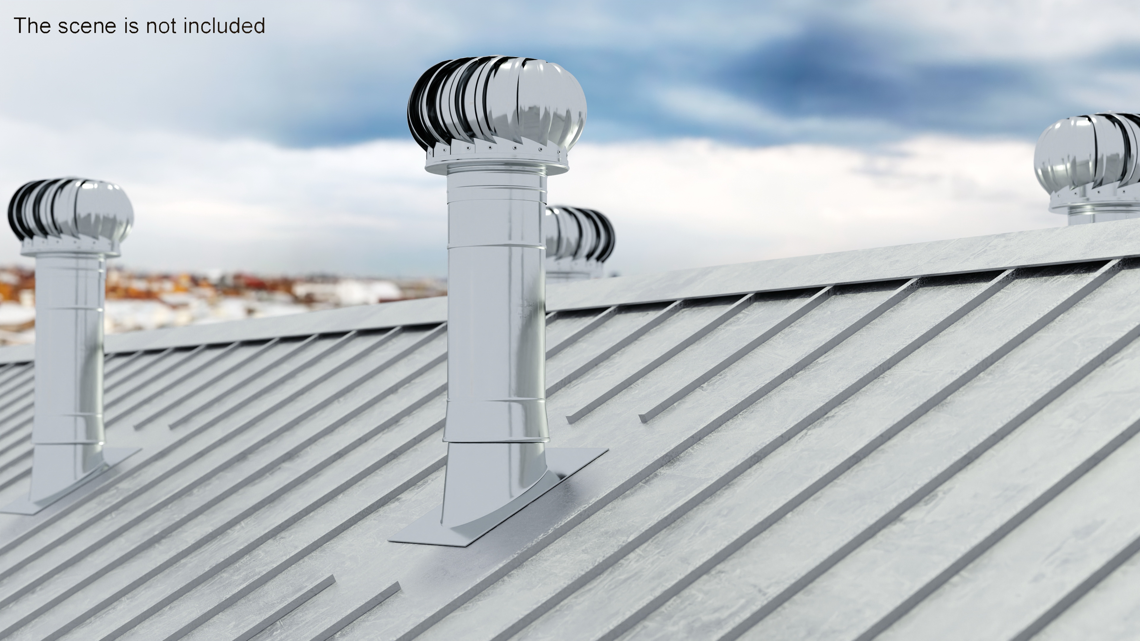 3D Round Stainless Steel Chimney Corner Base