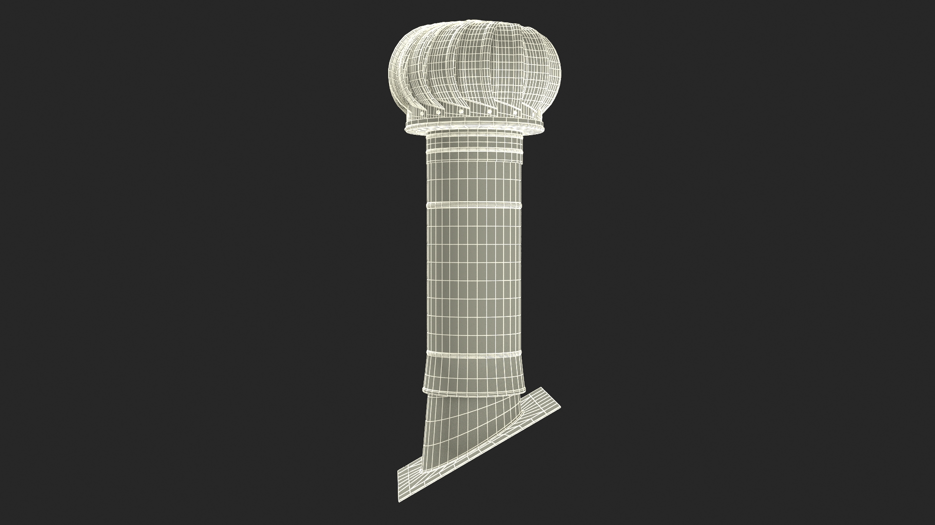3D Round Stainless Steel Chimney Corner Base