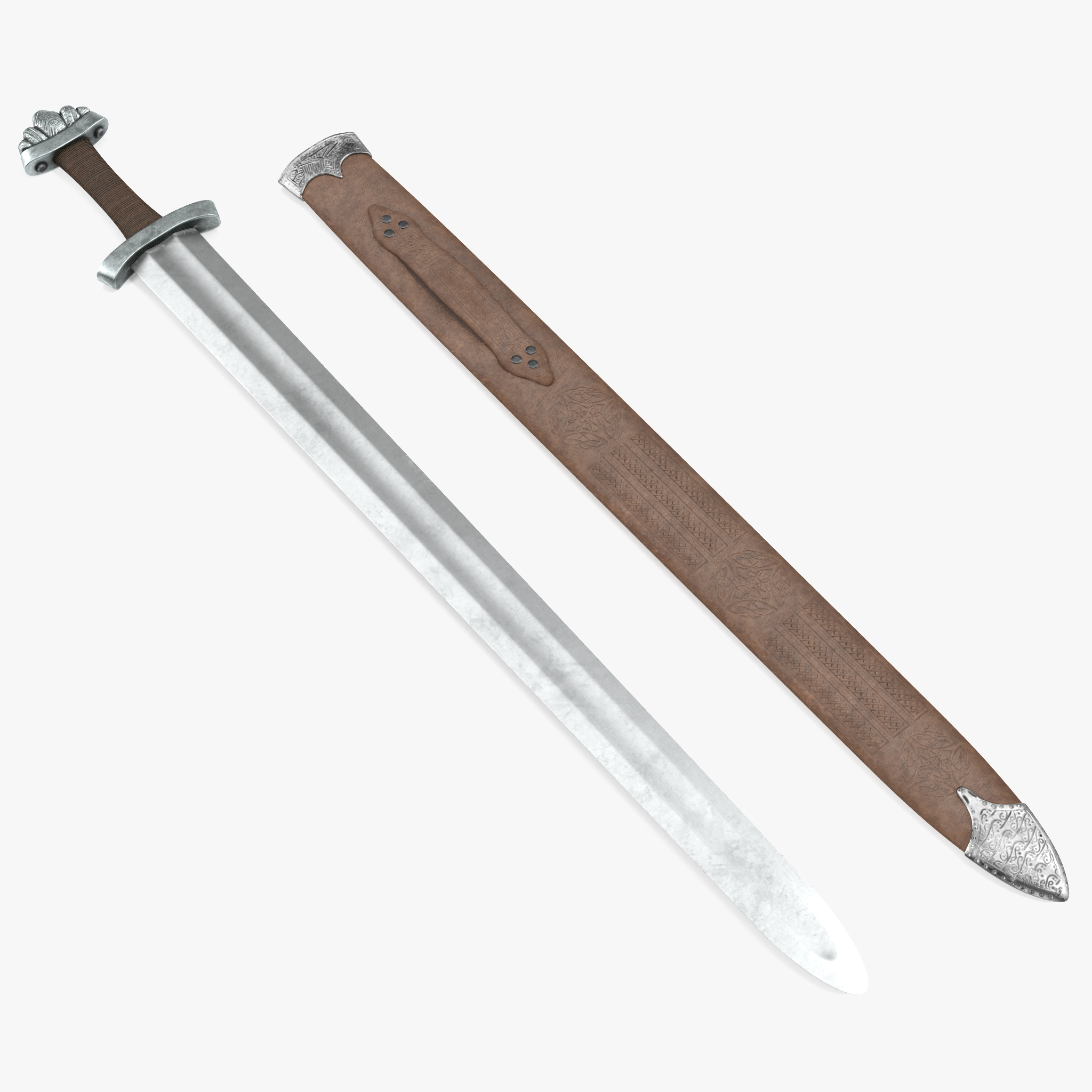 Medieval Viking Sword Set, view 3