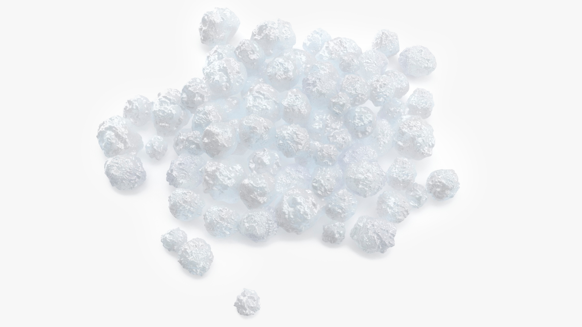 3D model Small Pile of Little Hail