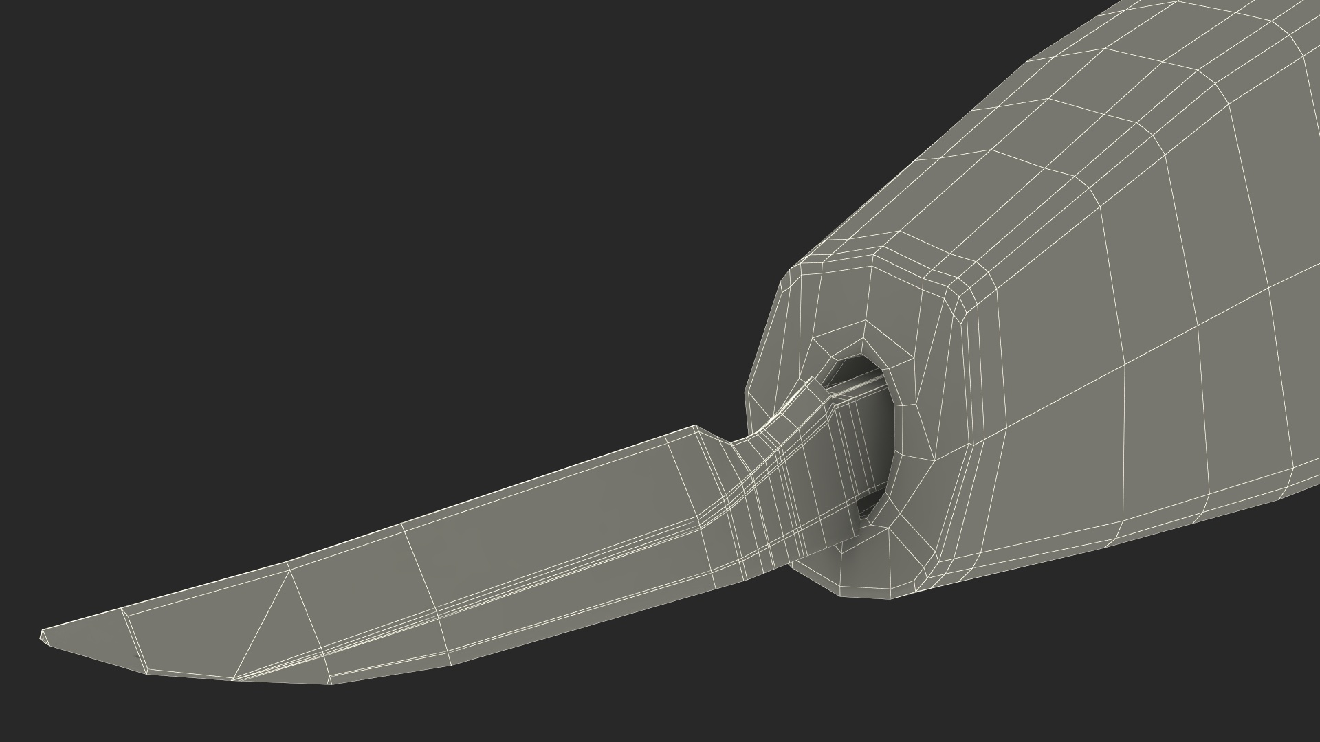 3D Knife Chip Carving model