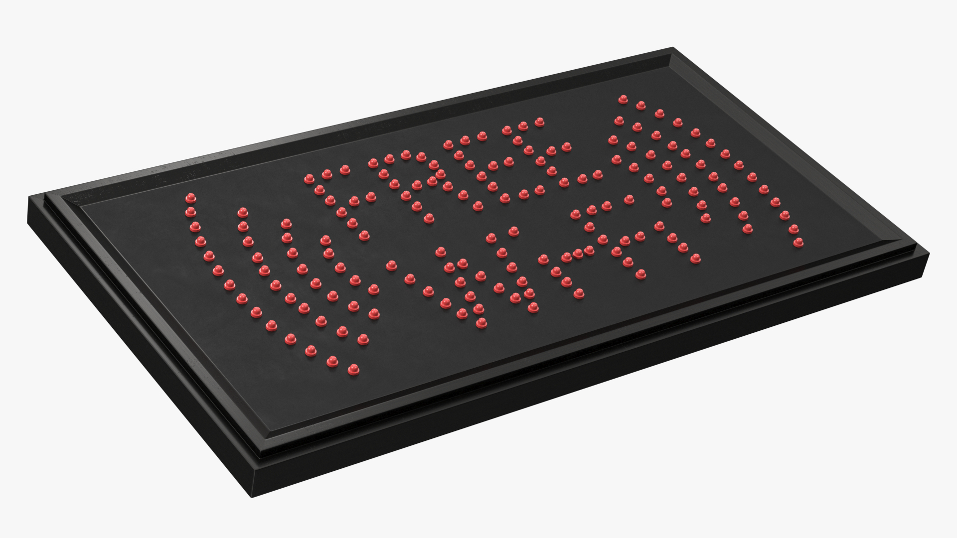 Free WiFi LED Sign Red Neon Light OFF 3D