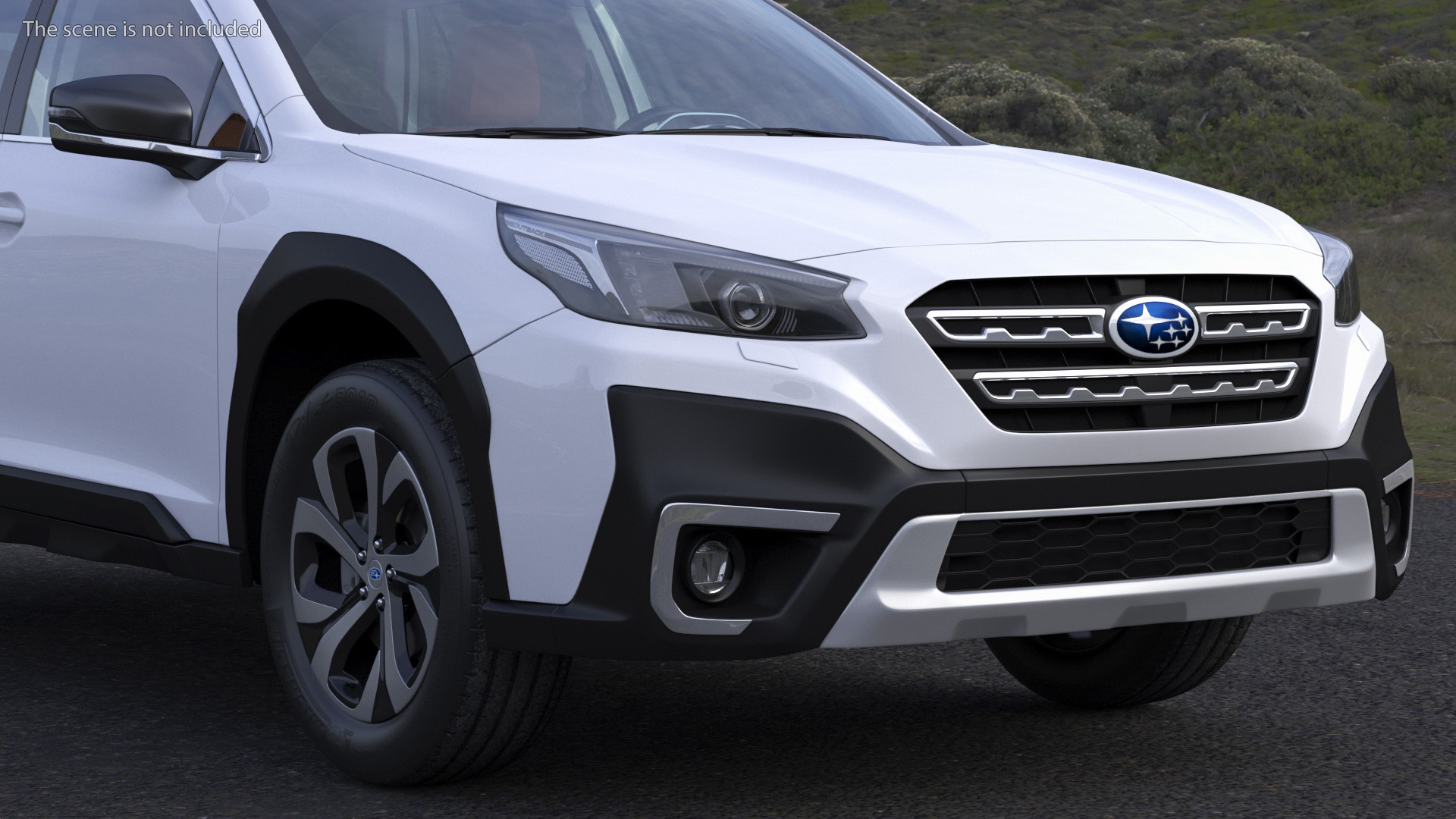 3D model Simple Interior SUBARU Outback 2021