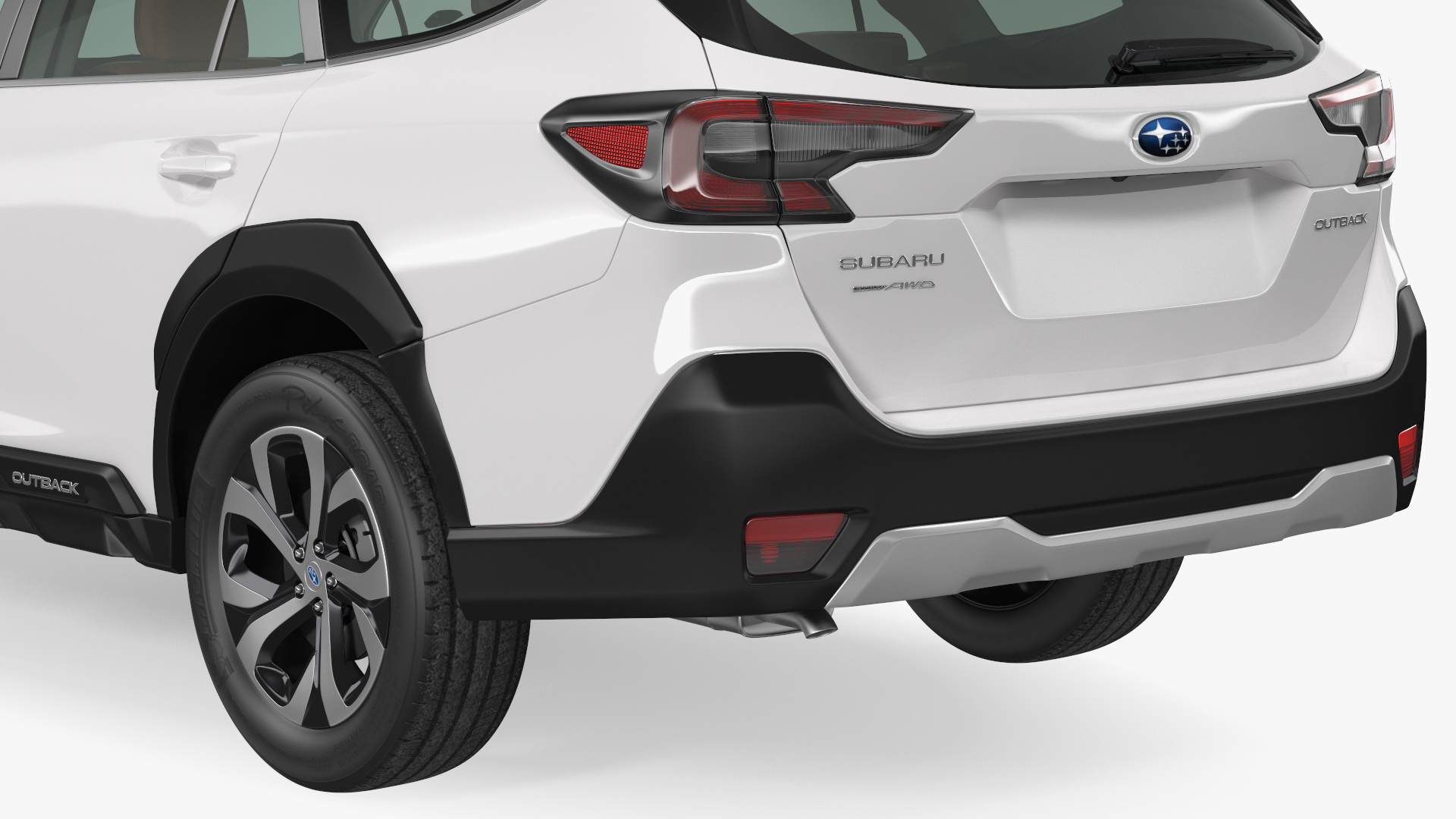 3D model Simple Interior SUBARU Outback 2021