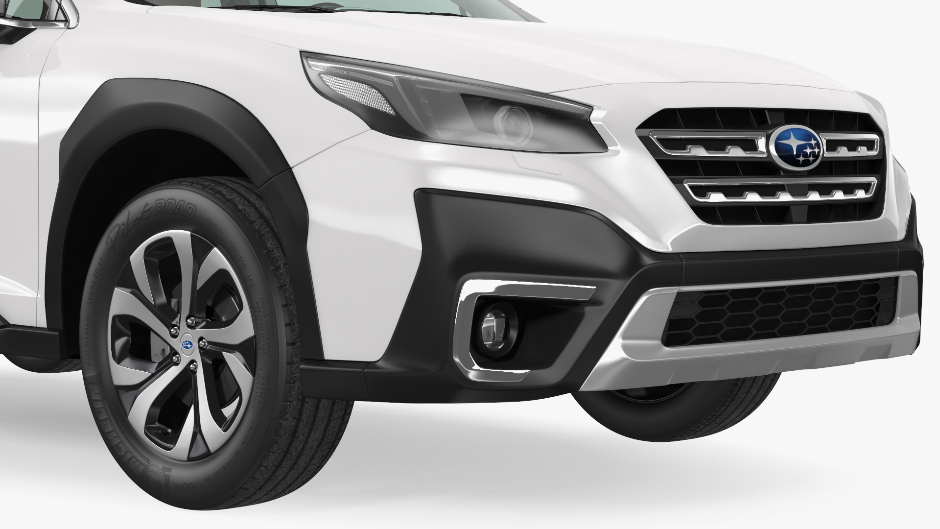 3D model Simple Interior SUBARU Outback 2021