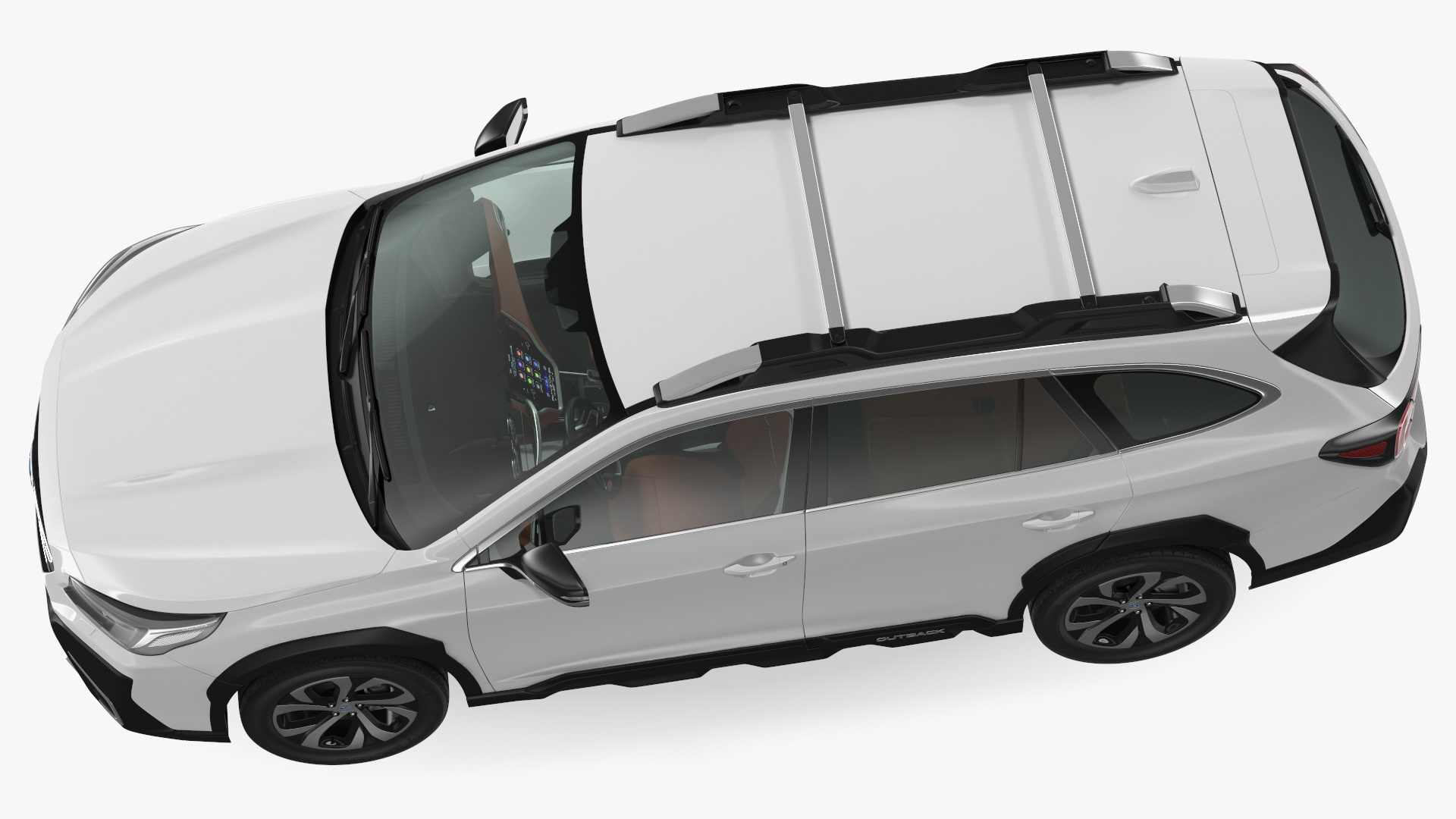3D model Simple Interior SUBARU Outback 2021