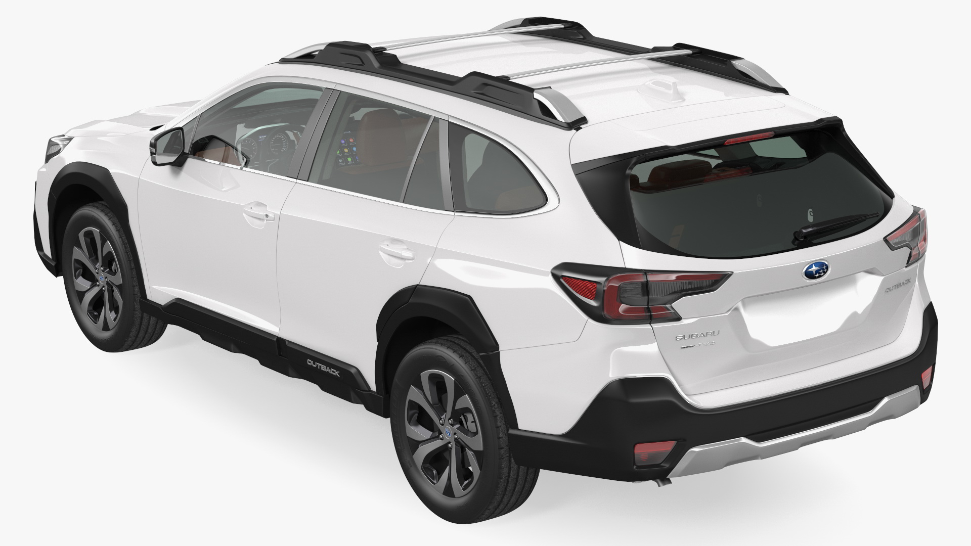 3D model Simple Interior SUBARU Outback 2021