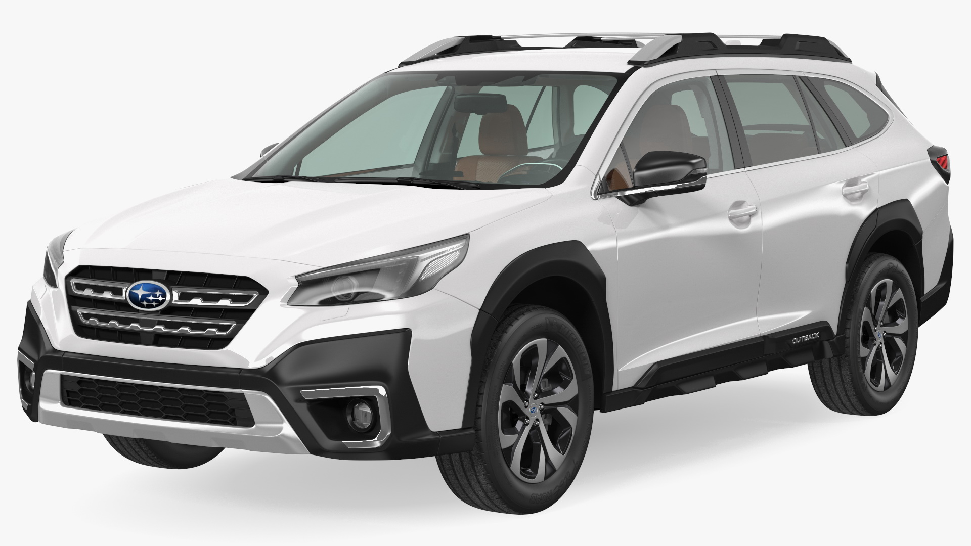 3D model Simple Interior SUBARU Outback 2021