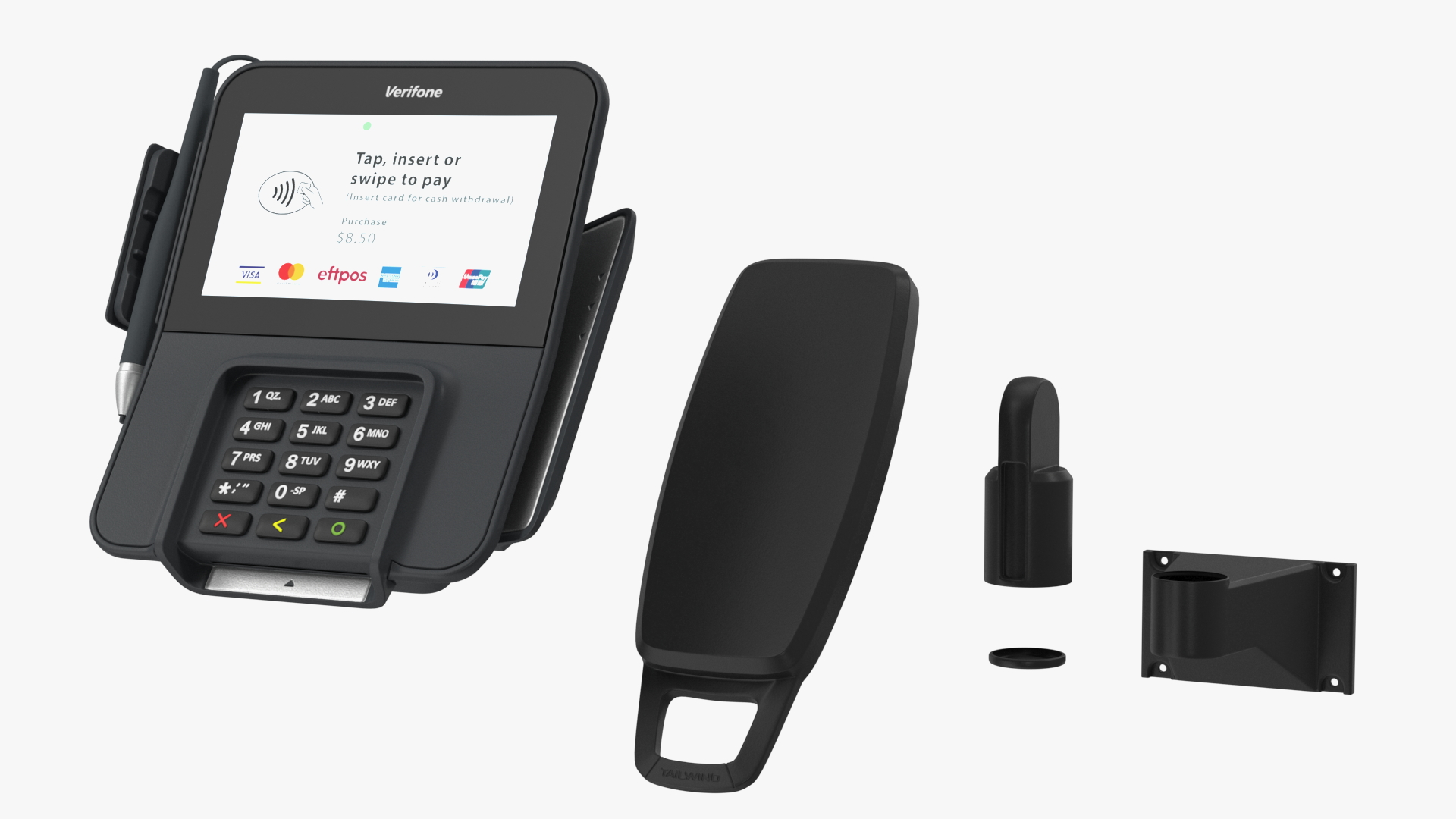 Verifone M400 Card Terminal Carrying Wall Bracket 3D model