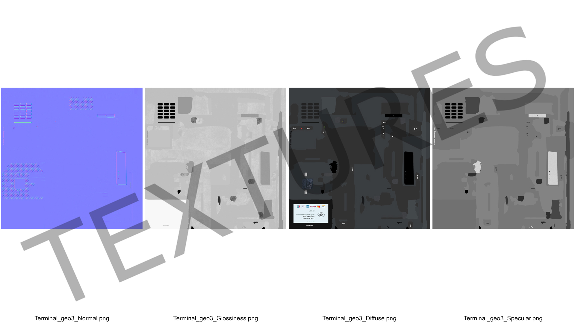 Verifone M400 Card Terminal Carrying Wall Bracket 3D model