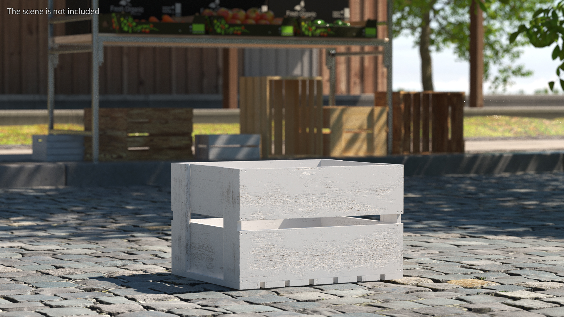 3D White Packaging Large High of Boards