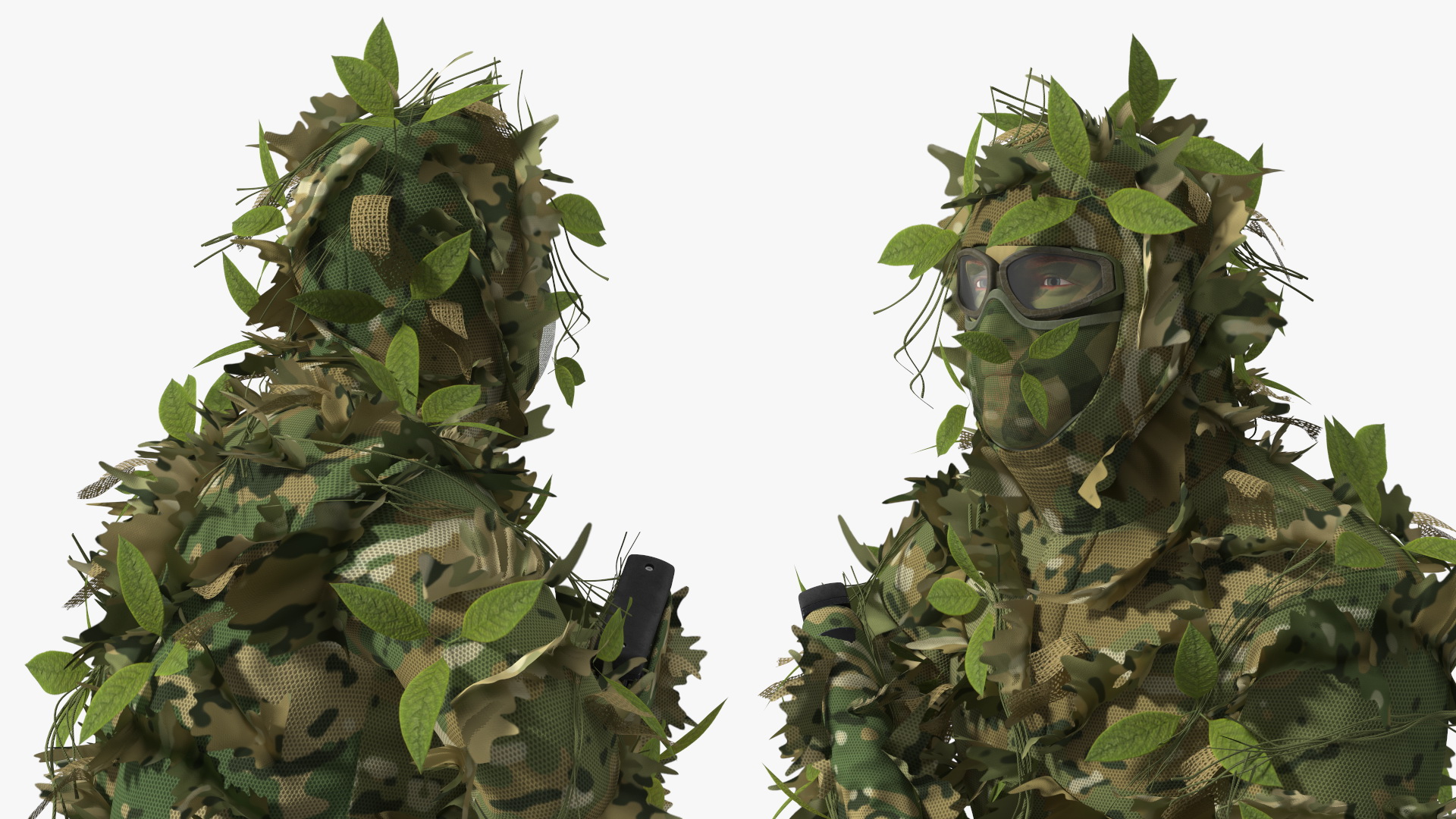3D Soldier with Rifle model