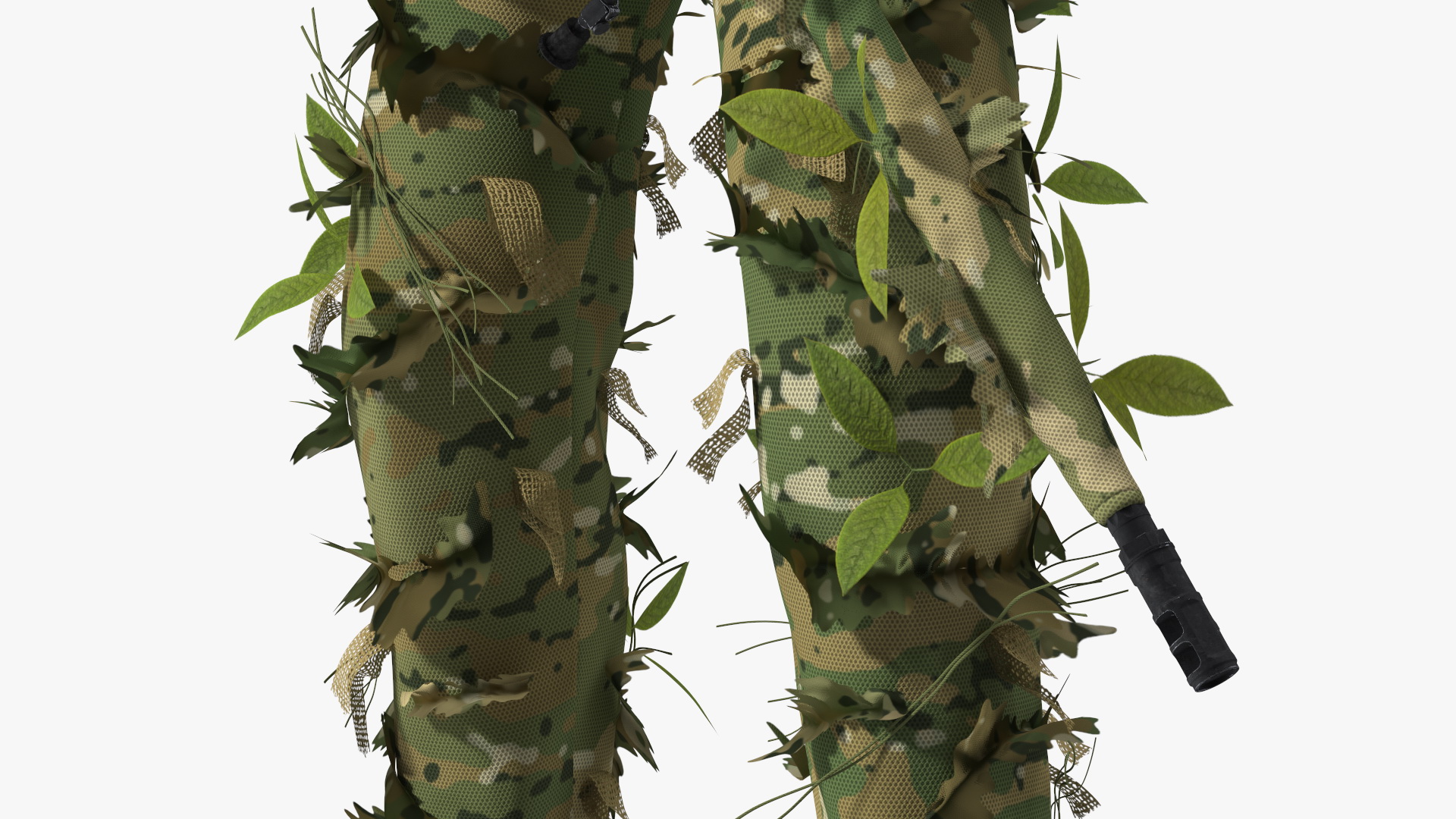 3D Soldier with Rifle model
