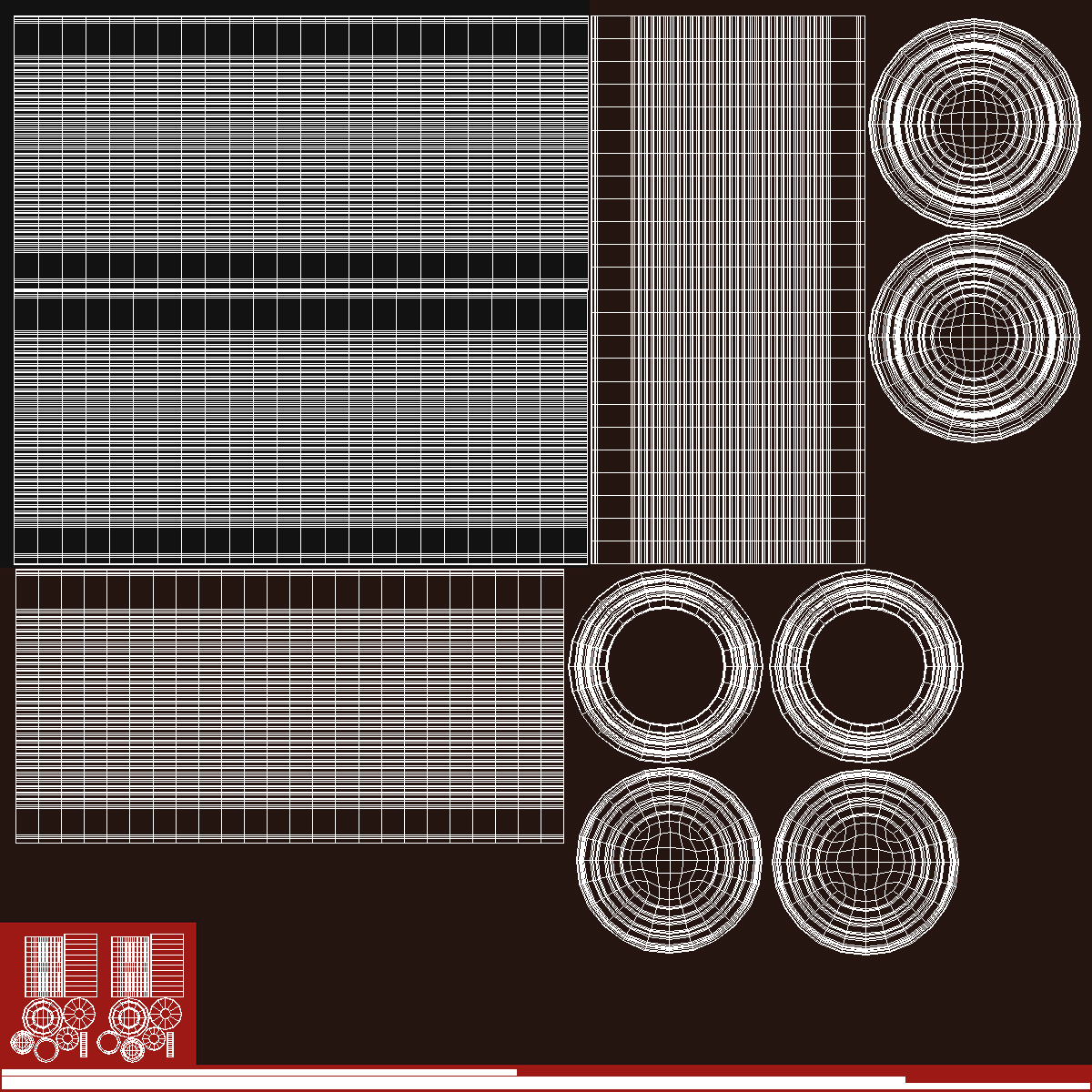 3D model Tin Can Phone with Coiled Cord