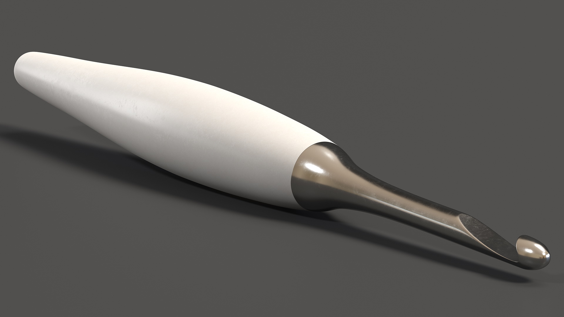 Crochet Hook with Plastic Handle 3D