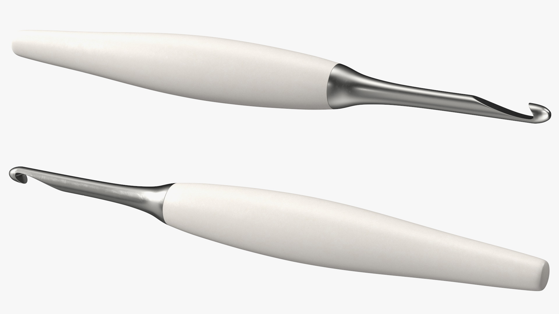Crochet Hook with Plastic Handle 3D