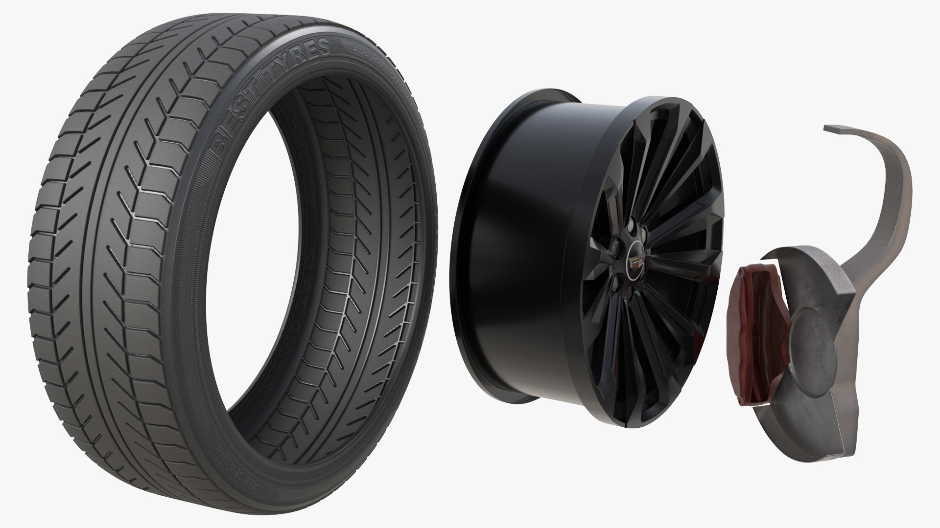 Cadillac Escalade-V Alloy Wheel Black, view 6