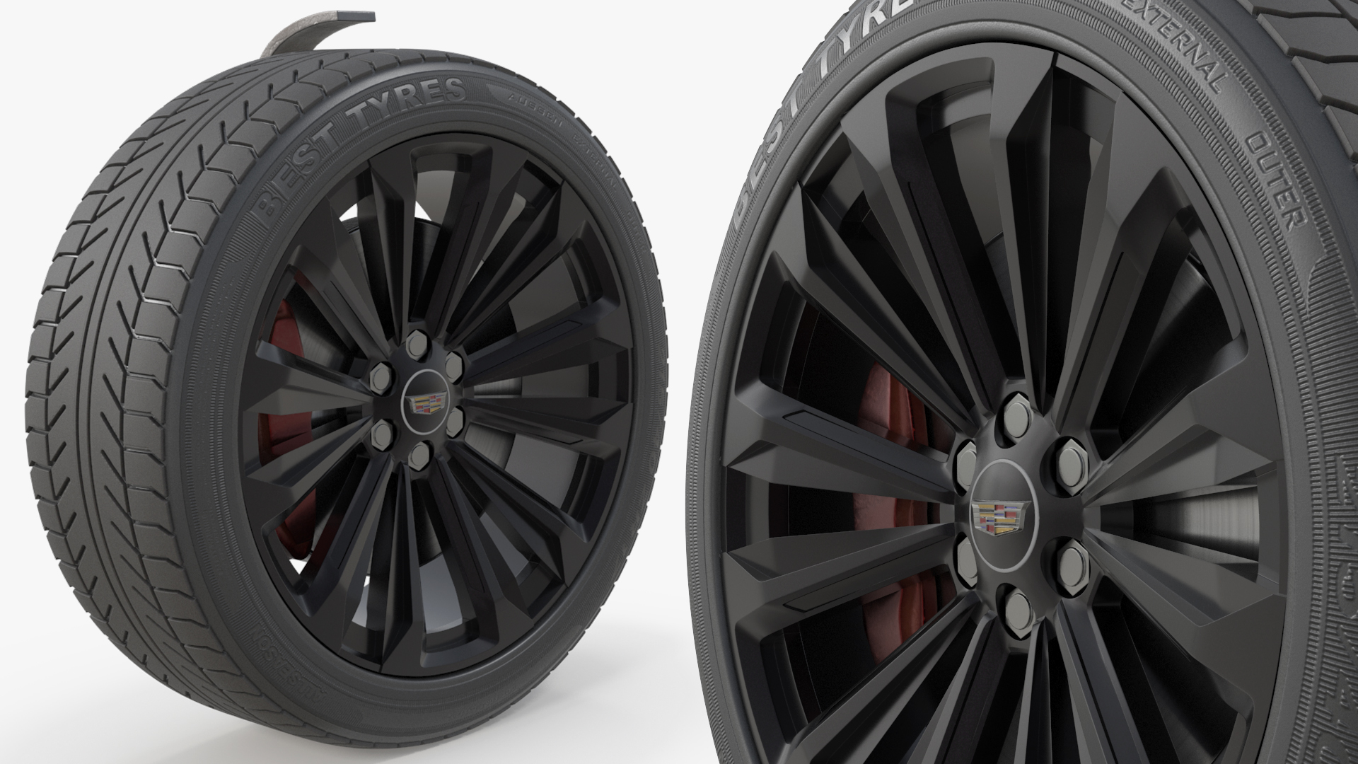 Cadillac Escalade-V Alloy Wheel Black, view 3
