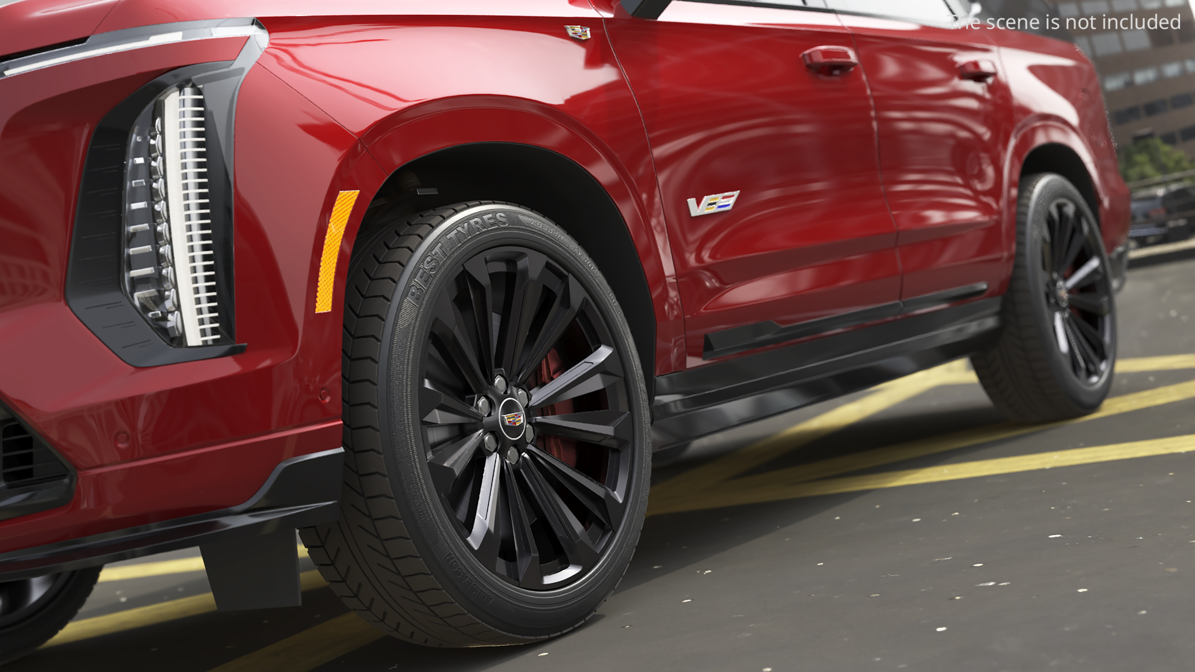 Cadillac Escalade-V Alloy Wheel Black, view 2