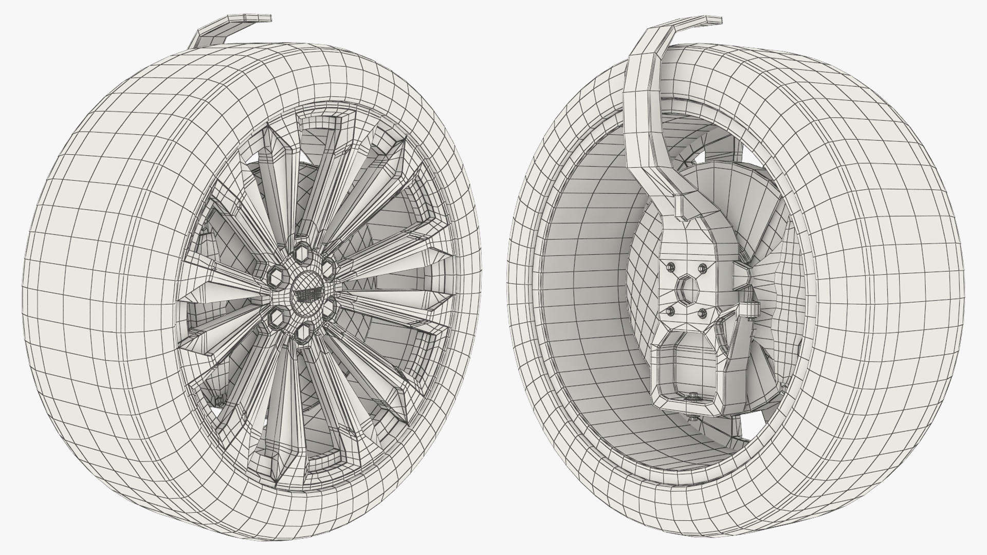 Cadillac Escalade-V Alloy Wheel Black, view 10