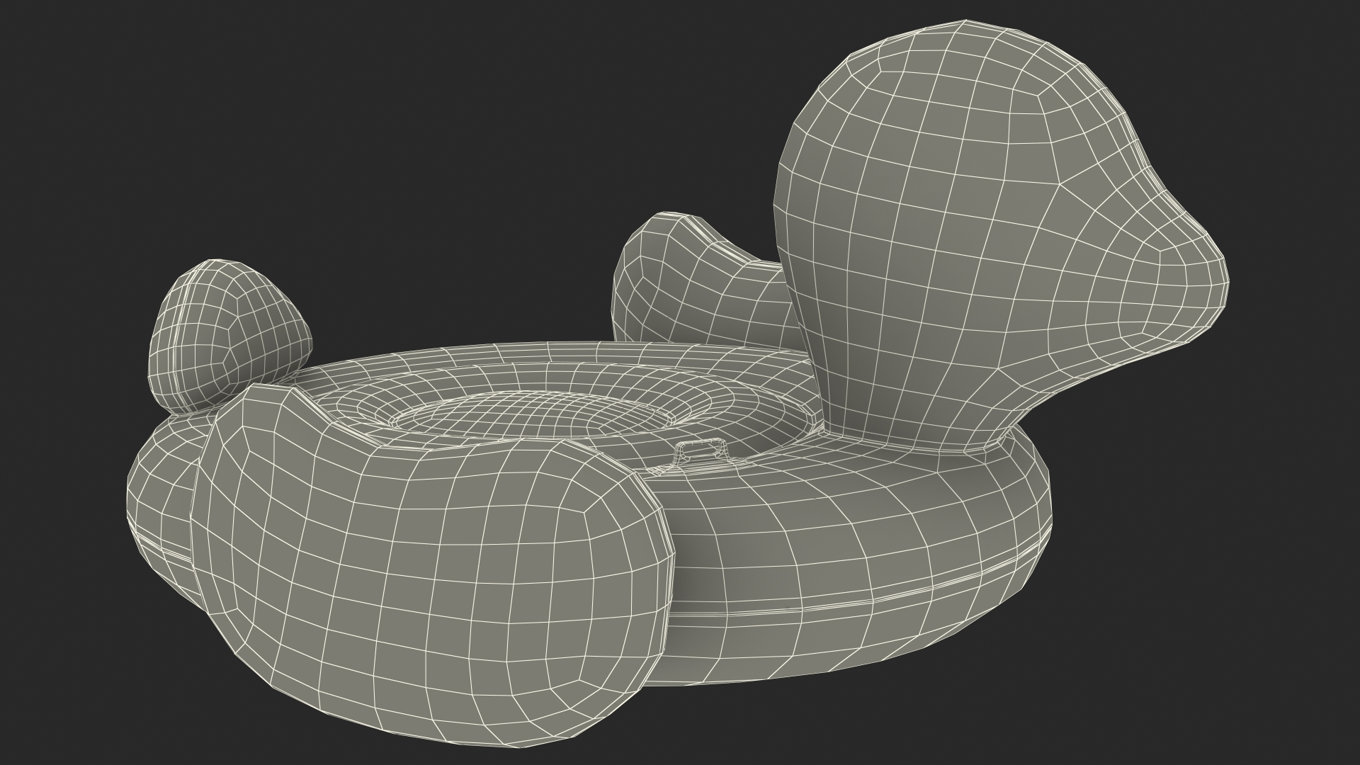 3D model Duck Island Float Pool Lounger