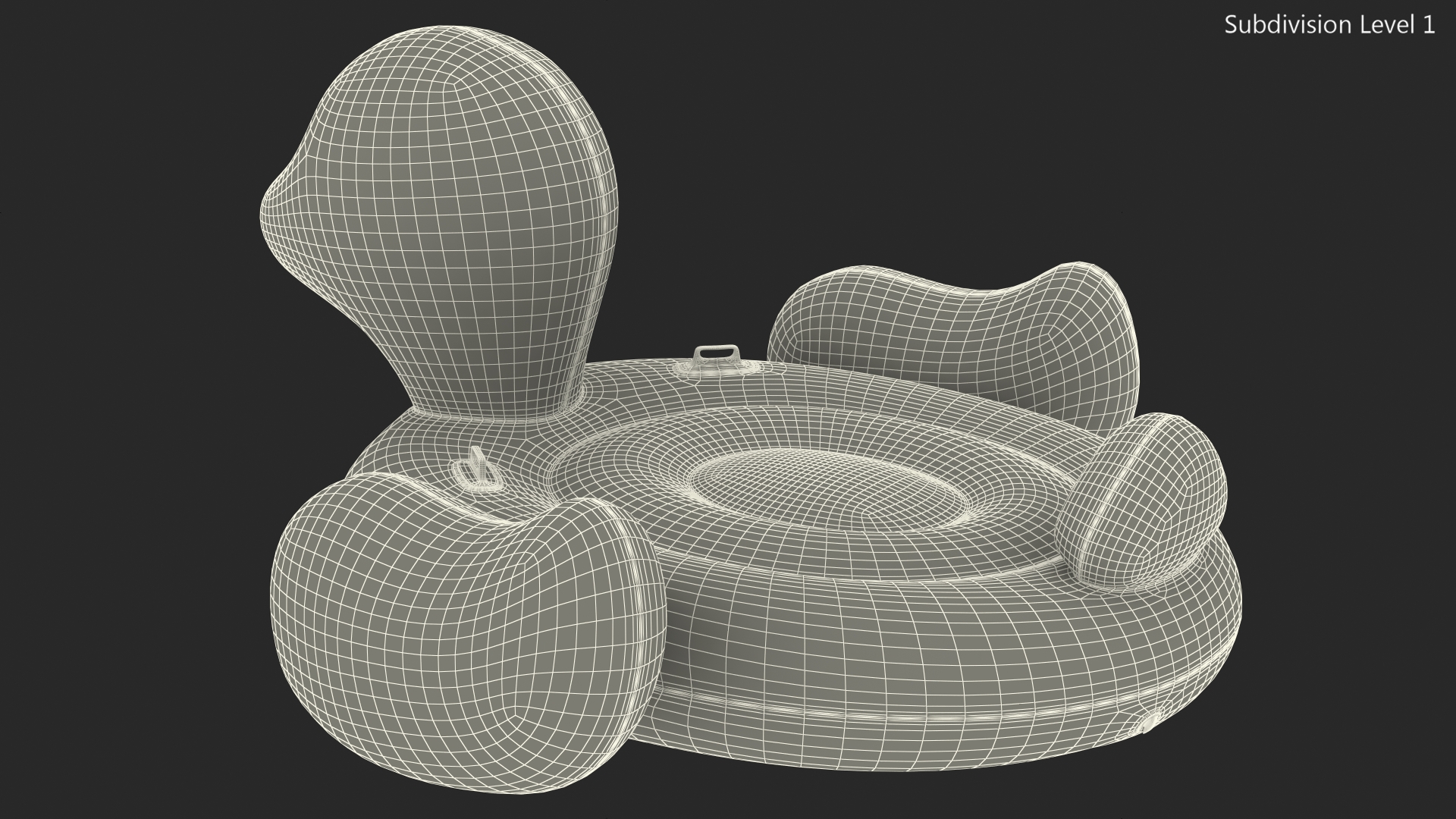 3D model Duck Island Float Pool Lounger