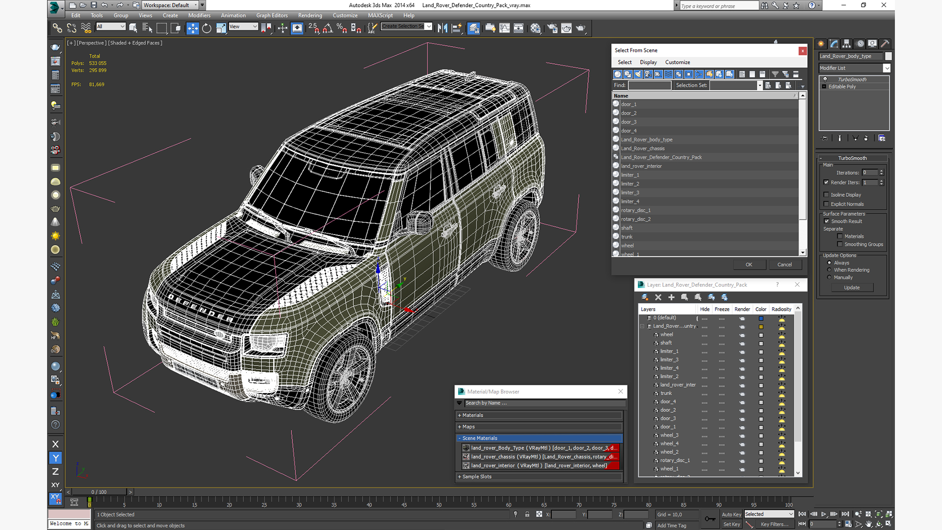 Land Rover Defender Country Pack 3D