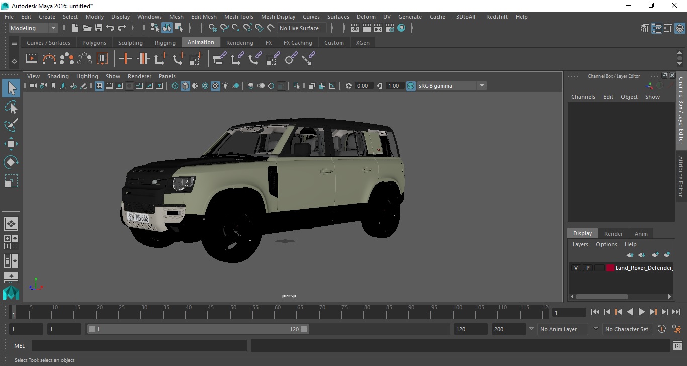 Land Rover Defender Country Pack 3D