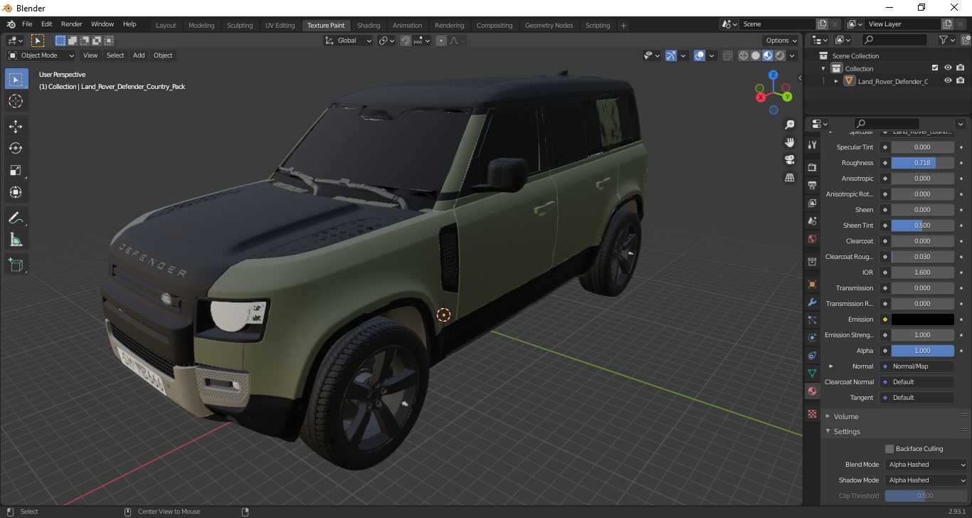 Land Rover Defender Country Pack 3D