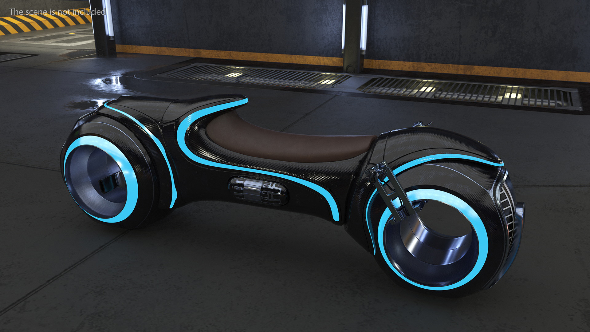 3D Futuristic Motorcycle