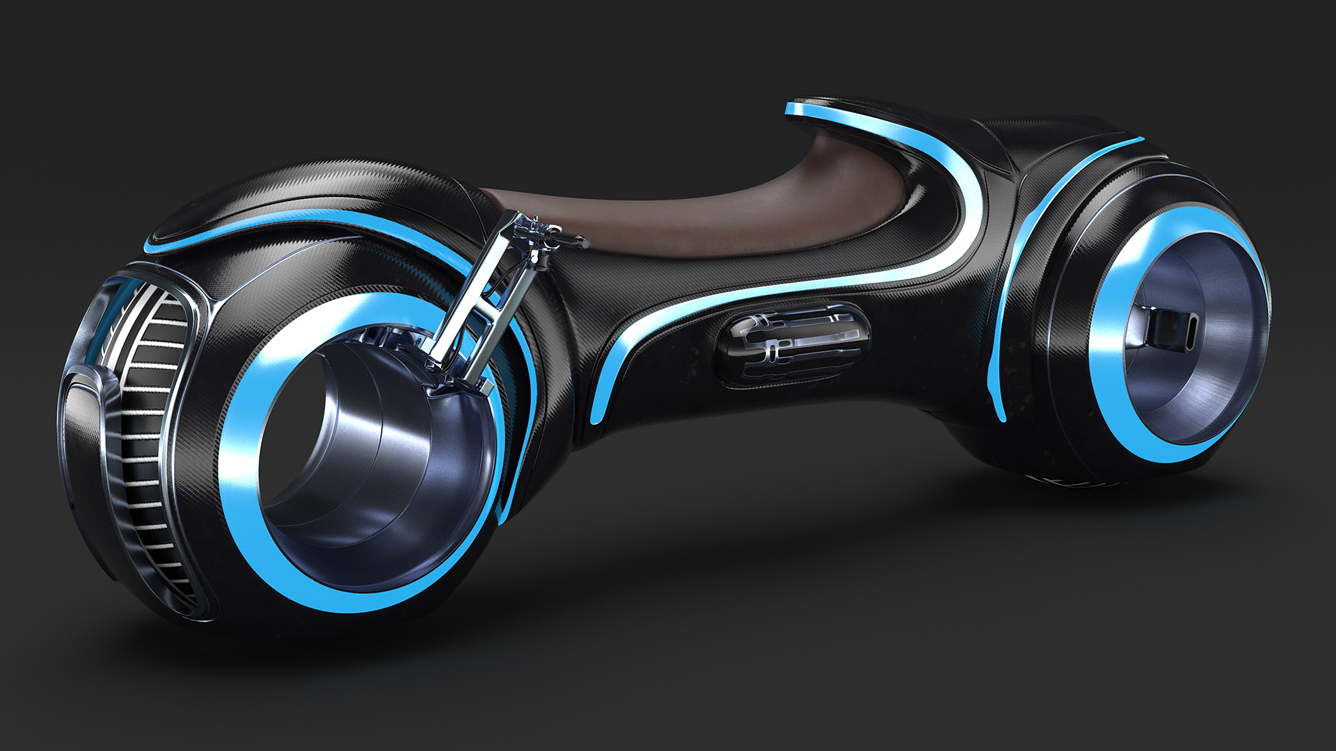 3D Futuristic Motorcycle
