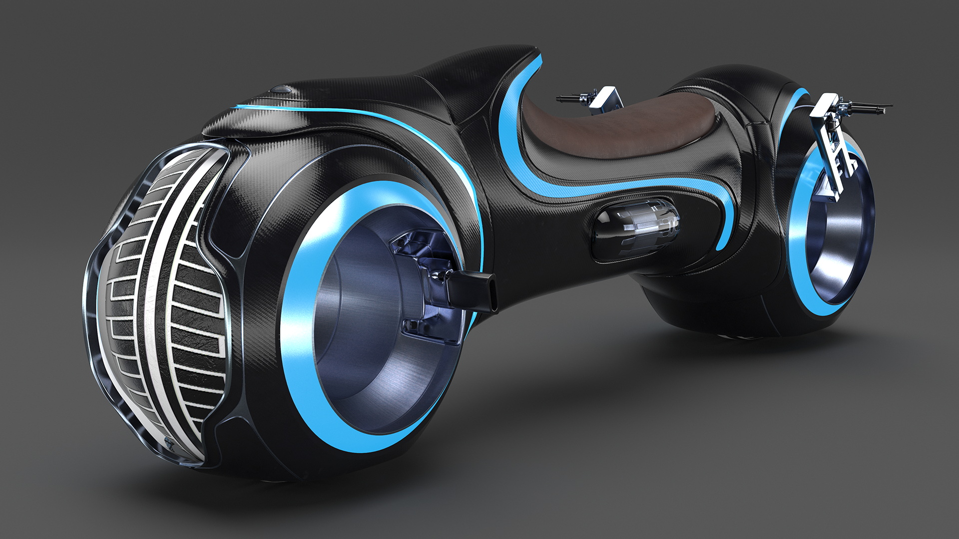 3D Futuristic Motorcycle