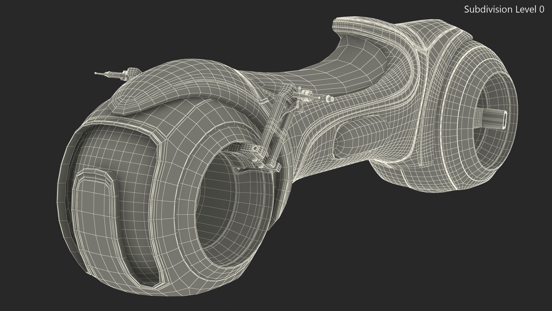 3D Futuristic Motorcycle
