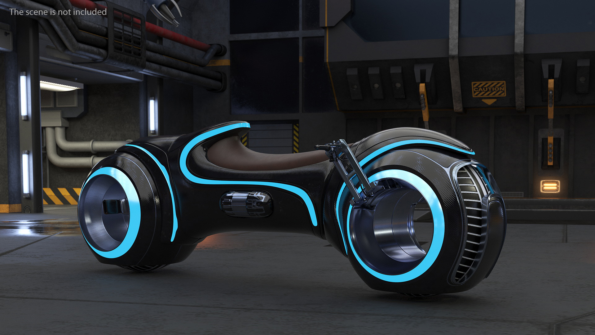 3D Futuristic Motorcycle