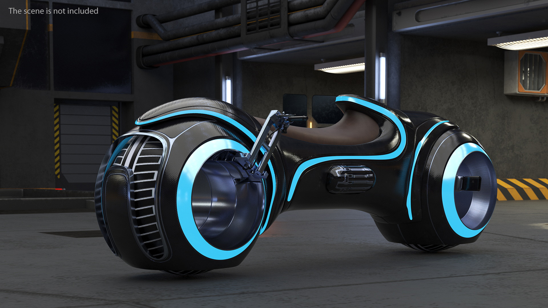 3D Futuristic Motorcycle
