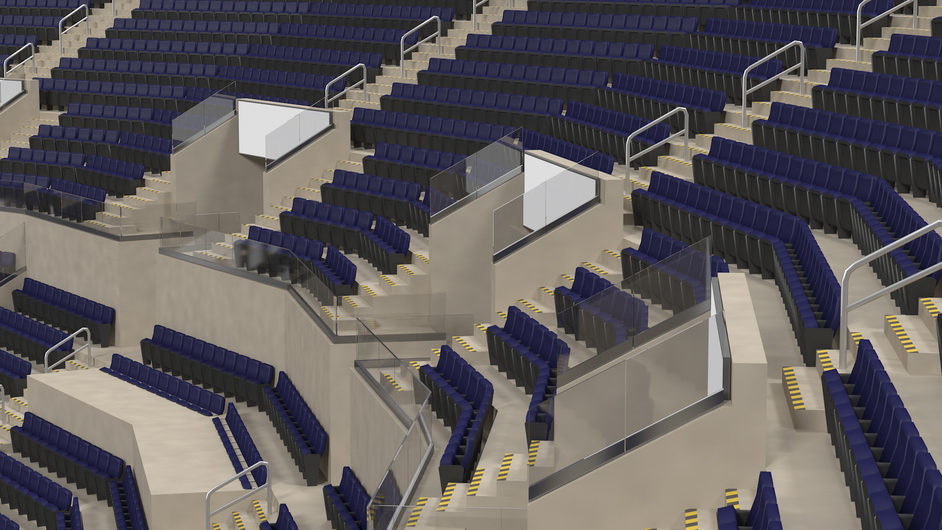 3D Basketball Indoor Arena model